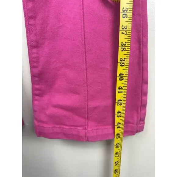 Revice Venus Flares Star Butt High Rise Jeans Pink Fuchsia Size 26 Retro Y2K - Picture 12 of 15